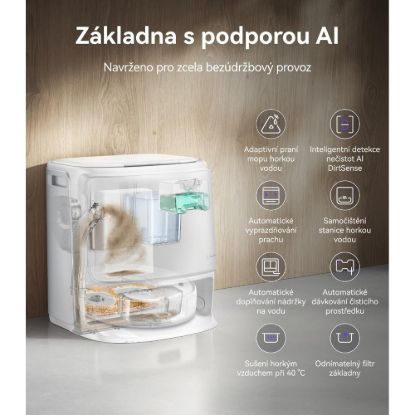 Obrázek Narwal Freo Z10 Pro white - AI robotický vysavač s rotačním mopem a samočistící stanicí