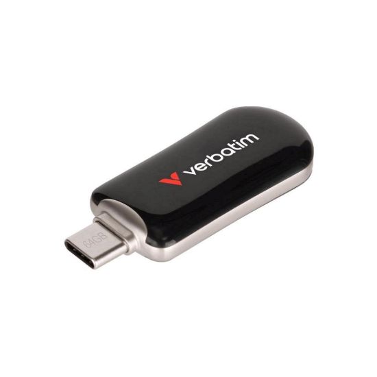 Obrázek VERBATIM Flash Disk 64 GB Plectra USB- C 3.0, černá