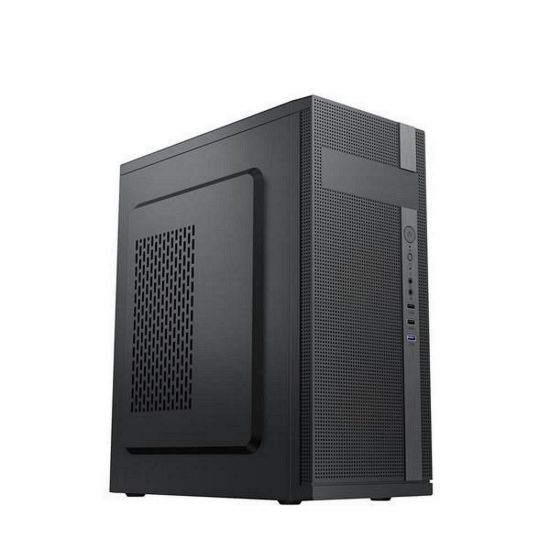 Obrázek VeinX case ID02A Mid Tower, bez zdroje, 1x USB3.0, 2x USB2.0, černá
