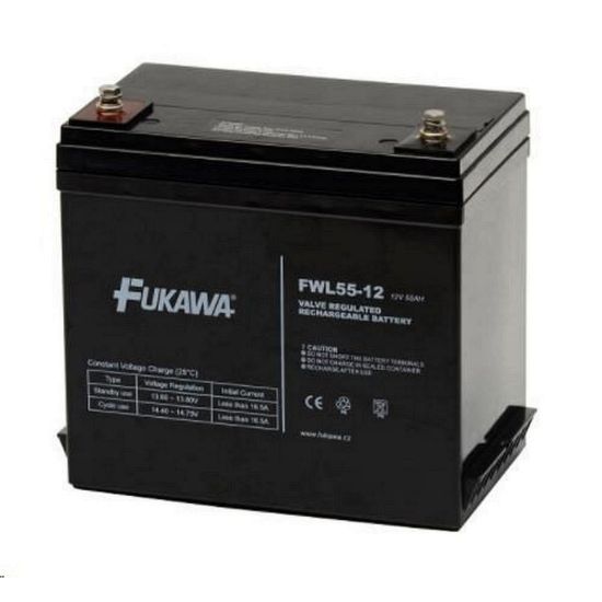 Obrázek Baterie - FUKAWA FWL 55- 12 (12V/ 55 Ah - M6), životnost 10let