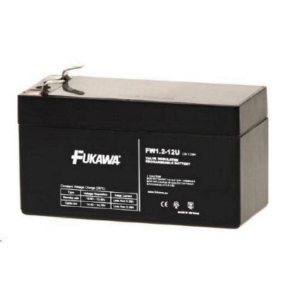 Obrázek Baterie - FUKAWA FW 1, 2- 12 U (12V/ 1, 2Ah - Faston 187), životnost 5let
