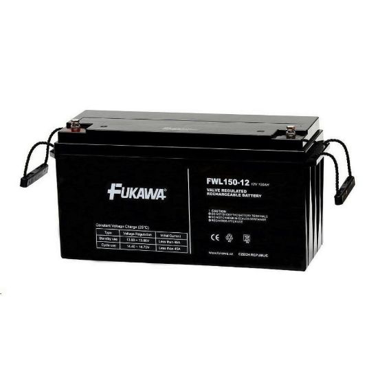 Obrázek Baterie - FUKAWA FWL 150- 12 (12V/ 150Ah - M8), životnost 10let
