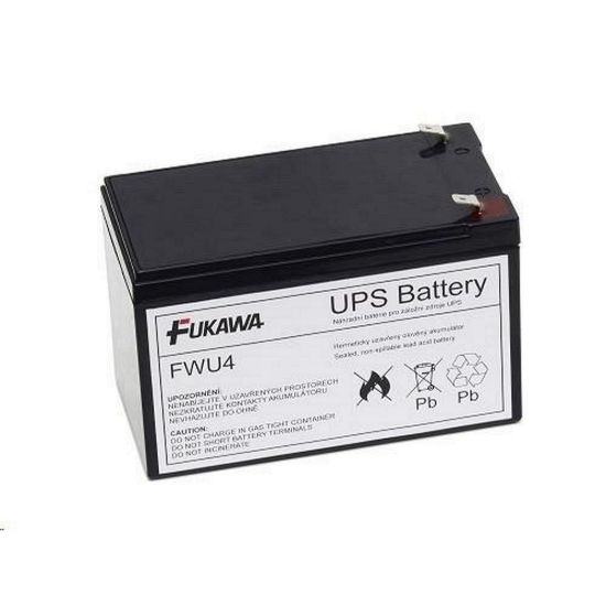Obrázek Baterie - FUKAWA FWU- 4 náhradní baterie za RBC4 (12V12Ah)