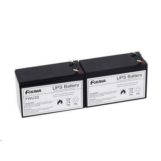 Obrázek Baterie - FUKAWA FWU- 22 sada baterií za RBC22 (12V/ 7Ah, 2ks)