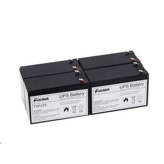 Obrázek Baterie - FUKAWA FWU- 23 sada baterií za RBC23 (12V/ 7Ah, 4ks)