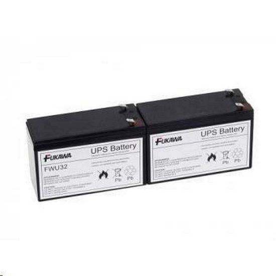 Obrázek Baterie - FUKAWA FWU- 32 sada baterií za RBC32 (12V/ 7Ah, 2ks)