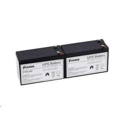 Obrázek Baterie - FUKAWA FWU- 48 sada baterií do RBC48 (12V/ 7Ah, 2ks)