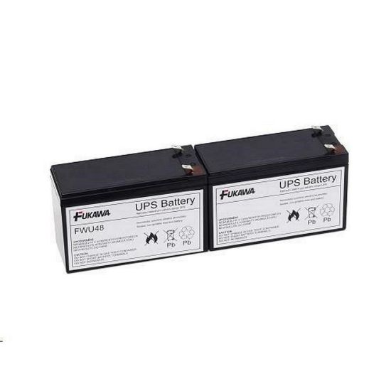 Obrázek Baterie - FUKAWA FWU- 48 sada baterií do RBC48 (12V/ 7Ah, 2ks)