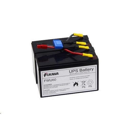 Obrázek Baterie - FUKAWA FWU- 60 náhradní set baterií za RBC60 (12V/ 7Ah, 2ks)
