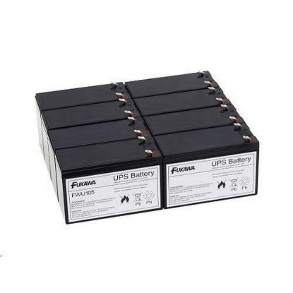 Obrázek Baterie - FUKAWA FWU- 105 sada baterií za APCRBC105 (12V/ 7Ah, 8ks)