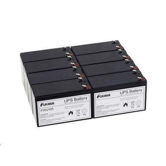 Obrázek Baterie - FUKAWA FWU- 105 sada baterií za APCRBC105 (12V/ 7Ah, 8ks)