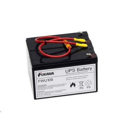 Obrázek Baterie - FUKAWA FWU- 109 náhradní set baterií za APCRBC109 (12V/ 9Ah, 2ks)