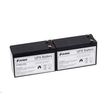 Obrázek Baterie - FUKAWA FWU- 113 sada baterií za APCRBC113 (12V/ 7Ah, 2ks)