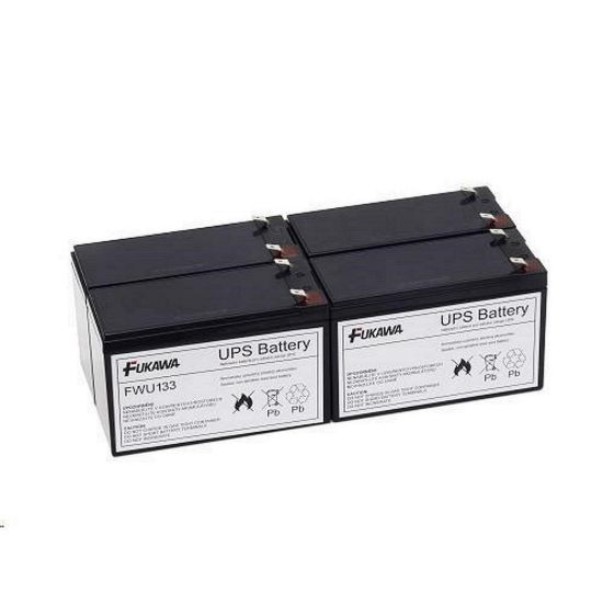 Obrázek Baterie - FUKAWA FWU- 133 sada baterií za APCRBC133 (12V/ 9Ah, 4ks)