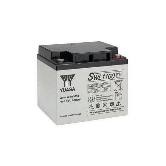 Obrázek Baterie - YUASA SWL1100 (12V/ 40, 6Ah - Závit M5), životnost 12 let