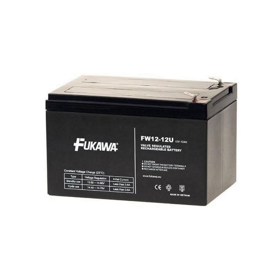 Obrázek Baterie - FUKAWA FW 12- 12 U (12V/ 12Ah - Faston 250), životnost 5let