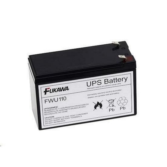 Obrázek Baterie - FUKAWA FWU- 110 náhradní baterie za APCRBC110 (12V/ 7Ah)