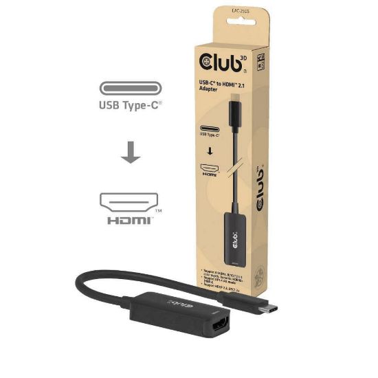 Obrázek Club3D Adaptér USB- C na HDMI 2.1, 8K60 Hz