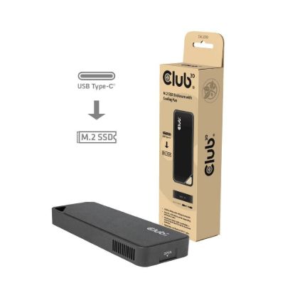Obrázek Club3D Externí box pro M.2 NVMe SSD s ventilátorem, USB4 40Gbps