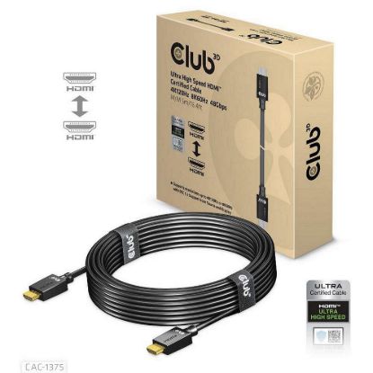 Obrázek Club3D Ultra Rychlý HDMI™ Certifikovaný, 4K120 Hz 8K60 Hz 48Gbps M/ M 5m/ 16.4ft, 28 AWG