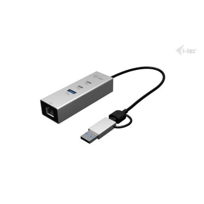 Obrázek i- tec USB- C/ USB- A Metal HUB 3 (2x USB- C, 1x USB- A) Port + 2.5GLAN