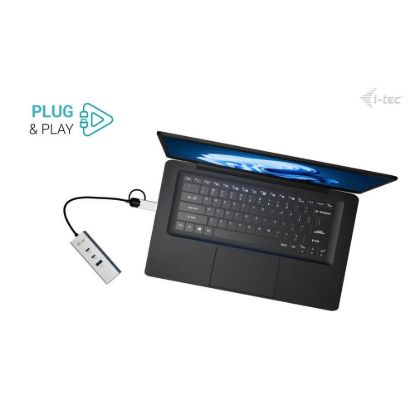 Obrázek i- tec USB- C/ USB- A Metal HUB 3 (2x USB- C, 1x USB- A) Port + 2.5GLAN