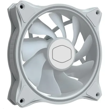 Obrázek Cooler Master ventilátor MasterFan MF120 Halo 3in1 White, 3 x 120mm, ARGB, bílá