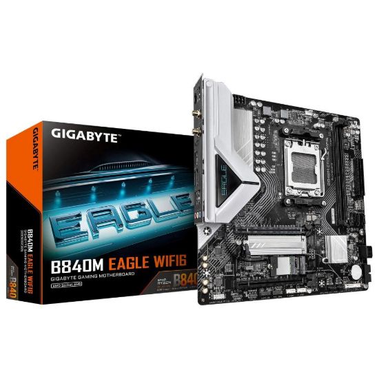 Obrázek GIGABYTE MB Sc AM5 B840M EAGLE WIFI6, AMD B840, 2xDDR5, 1xDP, 1xHDMI, mATX
