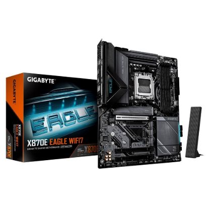 Obrázek GIGABYTE MB Sc AM5 X870E EAGLE WIFI7, AMD X870E, 4xDDR5, WiFi, 2xUSB4, 1xHDMI