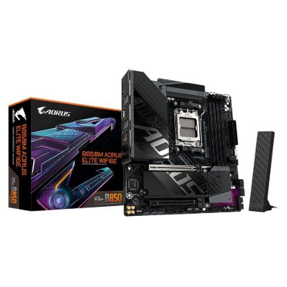 Obrázek GIGABYTE MB Sc AM5 B850M AORUS ELITE WIFI6E, AMD B850, 4xDDR5, WiFi, 1xDP, 1xHDMI, mATX