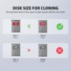 Obrázek AXAGON ADSA- SC, USB- C 5Gbps dokovací stanice pro 2x SATA 6G 2.5"/ 3.5" SSD/ HDD s funkcí klonování