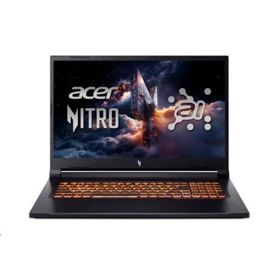 Obrázek ACER NTB Nitro V 17 (ANV17- I31- 774M), Core 7 240H, 17.3" FHD, 16 GB, 1 TB SSD, RTX 5070, Linux, Black
