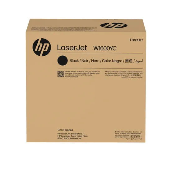 Obrázek HP 160Y Black Original LaserJet Toner Cartridge (38, 000 pages)