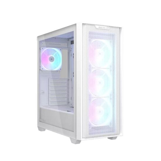 Obrázek ASUS case A33 PLUS, ATX, Průhledná bočnice, 4 x 120mm ARGB Fan, bílá