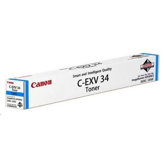 Obrázek Canon toner C- EXV34 cyan (IRAdvance C2020/ 2025/ 2030/ 2220/ 2225/ 2230)
