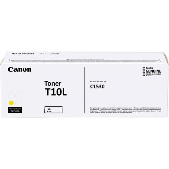 Obrázek CANON TONER T10L Y žlutá pro i- SENSYS X C1533i, C1533iF, C1538i, C1538Fi (5 000 str.) BAZAR/ ROZBALENO