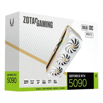 Obrázek Zotac GeForce RTX 5090 Solid OC 32GB GDDR7 DLSS4 WHITE