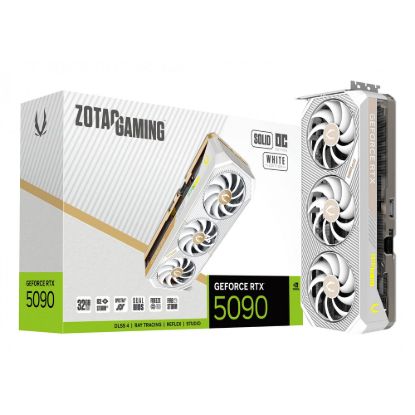 Obrázek Zotac GeForce RTX 5090 Solid OC 32GB GDDR7 DLSS4 WHITE