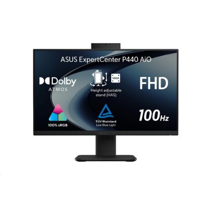 Obrázek ASUS AIO ExpertCenter E4 (P440VAK- C0516512XA), Core 5 210H, 23, 8" FHD, 16 GB, 512 GB SSD, Intel Graphics, W11P Edu…