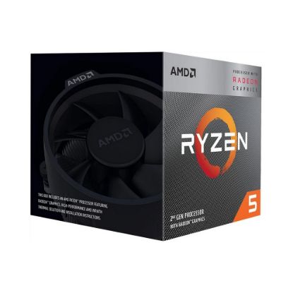Obrázek CPU AMD RYZEN 5 3400G, 4- core, 3.7 GHz (4. GHz Turbo), 6MB cache (2+4), 65 W, socket AM4, Wraith Stealh, Radeon RX…