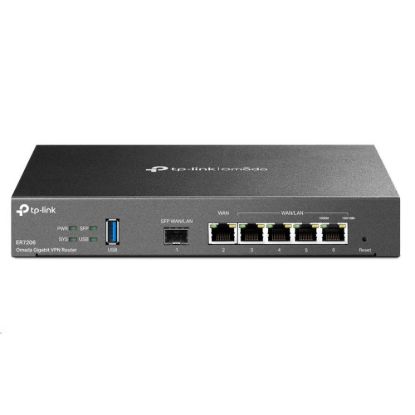 Obrázek TP- Link ER7206 OMADA VPN router v2.30 (P/ N: 1700000290) (1xSFP LAN/ WAN, 1xGbEWAN, 4xGbELAN, USB3.0)