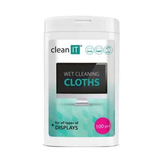 Obrázek CLEAN IT vlhčené čisticí utěrky 100 ks MINI