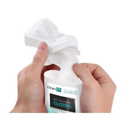 Obrázek CLEAN IT vlhčené čisticí utěrky 100 ks MINI