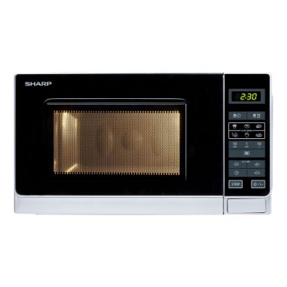 Obrázek Sharp R-242INW stříbrná samostatná mikrovlnná trouba 20 l 800 W