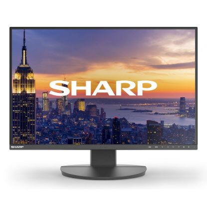 Obrázek Sharp 60006214 DD-EA242W Black 24" LCD monitor WUXGA (1920x1200) DP HDMI DP-OUT LAN USB-C 150 mm height adjustable