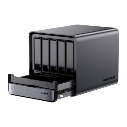 Obrázek MINI-PC Minis NAS N5 Pro AMD Ryzen AI 9 HX Pro 370, 32GB+128GB
