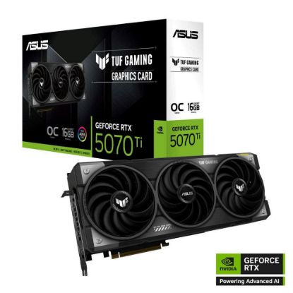 Obrázek ASUS VGA NVIDIA GeForce RTX 5070 Ti TUF GAMING 16 GB OC, 16 GB GDDR7, 3xDP, 2xHDMI