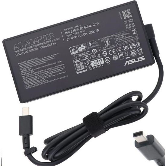 Obrázek ADAPTER 200 W 20V 3P(RECTANGLE) orig. ASUS