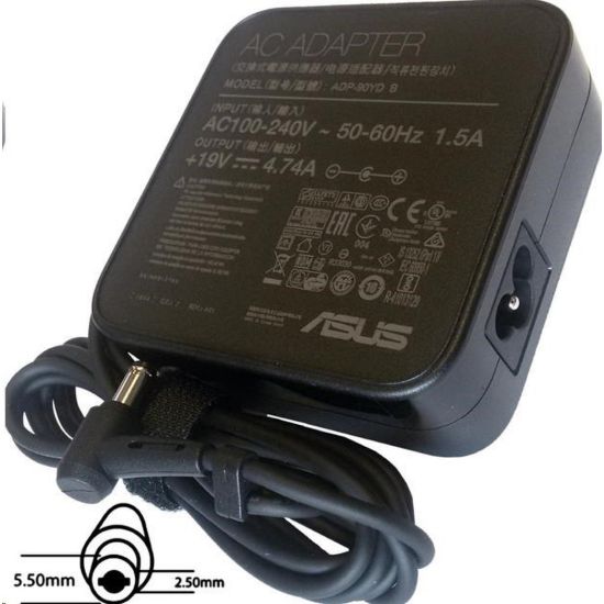 Obrázek ADAPTER 90 W 19V 3P W/ O CORE (5.5PHI) orig. ASUS