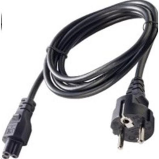 Obrázek Kabel síťový k AC adapteru 3 žilový 230V černý